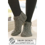 Leaf Ankle Socks by DROPS Design - Sokker Strikkeopskrift str. 35/37 - 41/43