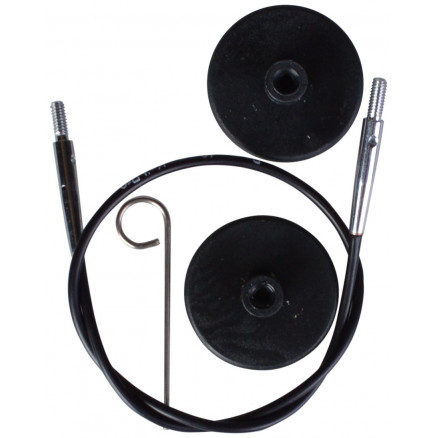 KnitPro Wire / Kabel til Udskiftelige Rundpinde 28cm (Bliver 50cm inkl thumbnail