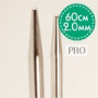 Drops Pro Rundpinde Messing 60cm 2.00mm / 23.6in US0
