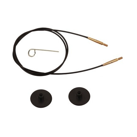 Knitpro Wire / Kabel Til Udskiftelige Rundpinde 76cm (bliver 100cm Ink
