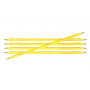 KnitPro Trendz Strømpepinde Akryl 20cm 6,00mm / 7.9in US10 Yellow