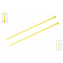 KnitPro Trendz Strikkepinde / Jumperpinde Akryl 25cm 6,00mm / 9.8in US10 Yellow