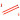 KnitPro Trendz Strikkepinde / Jumperpinde Akryl 30cm 12,00mm / 9.8in US17 Red