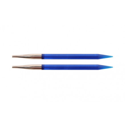 KnitPro Trendz Udskiftelige Rundpinde Akryl 13cm 6,50mm US10½ Blue thumbnail