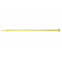 KnitPro Trendz Enkelt Hæklenål Akryl 30cm 6,00mm Yellow til Tunesisk hækling / Hakning