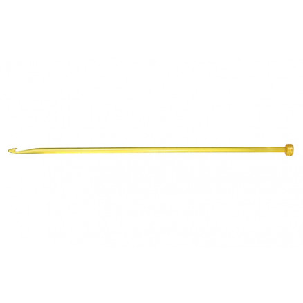KnitPro Trendz Enkelt Hæklenål Akryl 30cm 6,00mm Yellow til Tunesisk h thumbnail