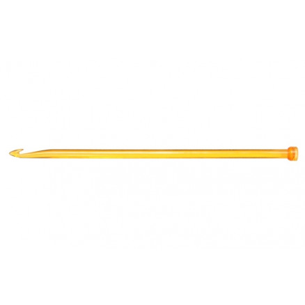 KnitPro Trendz Enkelt Hæklenål Akryl 30cm 10,00mm Orange til Tunesisk thumbnail