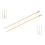 KnitPro Zing Strikkepinde / Jumperpinde Aluminium 25cm 2,25mm / 9.8in US1 Amber