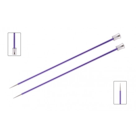 KnitPro Zing Strikkepinde / Jumperpinde Aluminium 25cm 7,00mm / 9.8in thumbnail