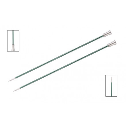 KnitPro Zing Strikkepinde / Jumperpinde Aluminium 40cm 3,00mm / 15.7in