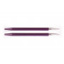 KnitPro Zing Udskiftelige Rundpinde Aluminium 13cm 6,00mm / US10 Purple Velvet