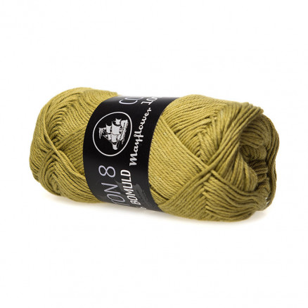 Mayflower Cotton 8/4 Garn Unicolor 1445 Oliven thumbnail