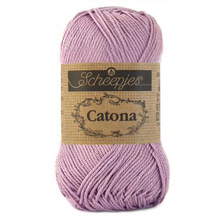 Scheepjes Catona Garn Unicolor 520 Lavender thumbnail