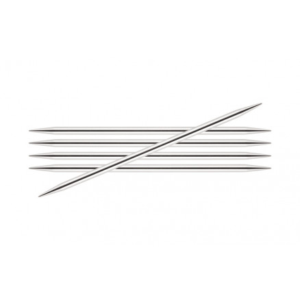 KnitPro Nova Metal Strømpepinde Messing 10cm 3,00mm / 3.9in US2Â½