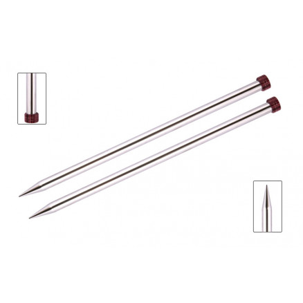KnitPro Nova Metal Strikkepinde / Jumperpinde Messing 25cm 2,00mm thumbnail