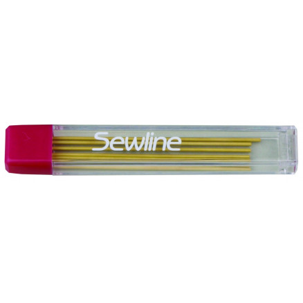 Sewline Refill stifter til trykblyant Gul - 6 stk.