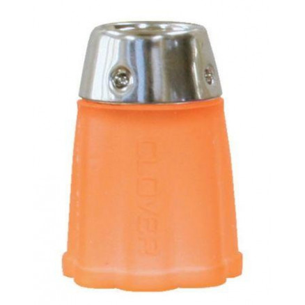Clover Fingerbøl Orange Silikone / Gummi med metal 14,5mm thumbnail