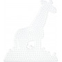Hama Midi Perleplade Giraf Hvid 16x14cm - 1 stk