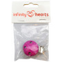 Infinity Hearts Seleclips Træ Fuchsia - 1 stk