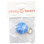 Infinity Hearts Seleclips Træ Blå - 1 stk