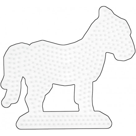 Hama Midi Perleplade Hest Hvid 15x13,5cm - 1 stk