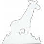Hama Midi Perleplade Giraf Hvid 16x14cm - 1 stk