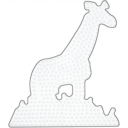 Hama Midi Perleplade Giraf Hvid 16x14cm - 1 stk thumbnail