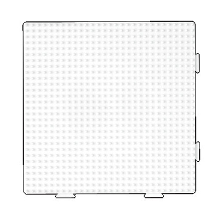 Hama Midi Perleplade Samleplade Firkant Hvid 14,5x14,5cm - 1 stk thumbnail
