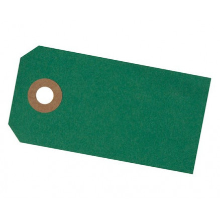 Billede af Paper Line Manillamærker Grøn 4x8cm - 10 stk