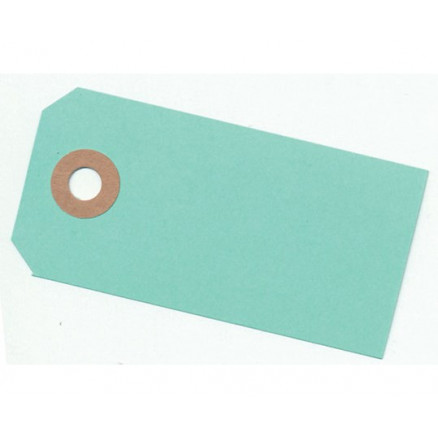 Paper Line Manillamærker Mint Grøn 4x8cm - 10 stk