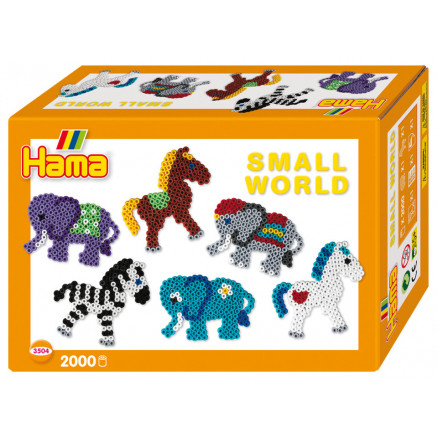 Hama Midi Gaveæske 3504 Small World Pony og Elefant thumbnail