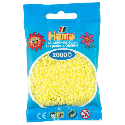 Hama Mini Perler 501-43 Pastel Gul - 2000 stk thumbnail