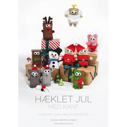 Hæklet jul med kant - Bog af Louise Grimm Hansen thumbnail
