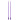 Knit Lite Strikkepinde / Jumperpinde med lys 33cm 6,50mm / 13in US10½ Lilla