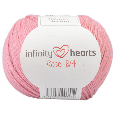 Infinity Hearts Rose 8/4 Garn Unicolor 27 Lys Gammelrosa thumbnail