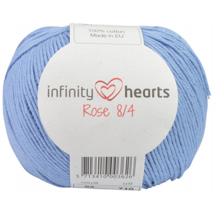 Infinity Hearts Rose 8/4 Garn Unicolor 92 Lys Jeansblå