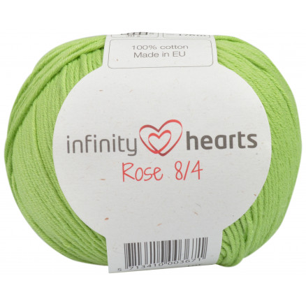 Infinity Hearts Rose 8/4 Garn Unicolor 160 Lysegrøn