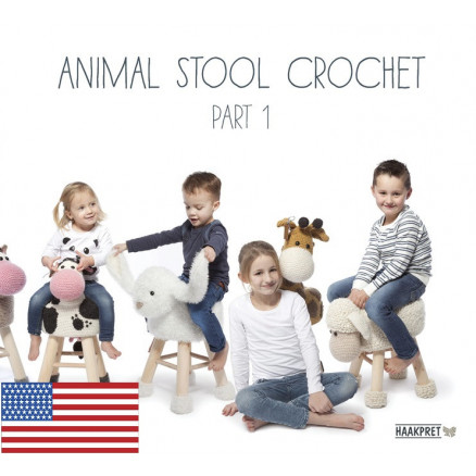 Animal Stool Crochet Part 1 - Engelsk - Bog af Anja Toonen
