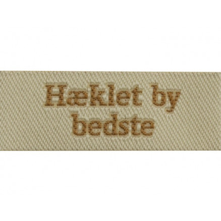 Label Hæklet by Bedste Sandfarve