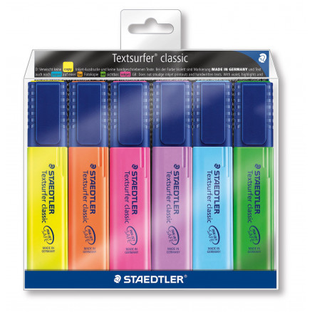 Staedtler Textsurfer Classic Overstregningstuscher Ass. farver 1-5mm - thumbnail