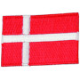 Strygemærke Flag Danmark 4x6cm - 1 stk