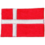 Strygemærke Flag Danmark 9x6cm - 1 stk