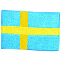 Strygemærke Flag Sverige 9x6cm - 1 stk