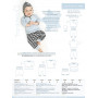 MiniKrea Snitmønster 11410 Babysæt med Hue str. 0-2 år