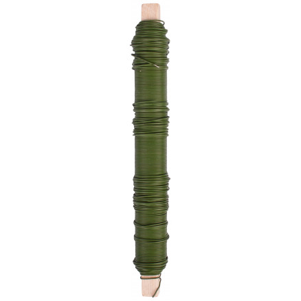 #3 - Ståltråd/Bindetråd Grøn 0,65mm 100g