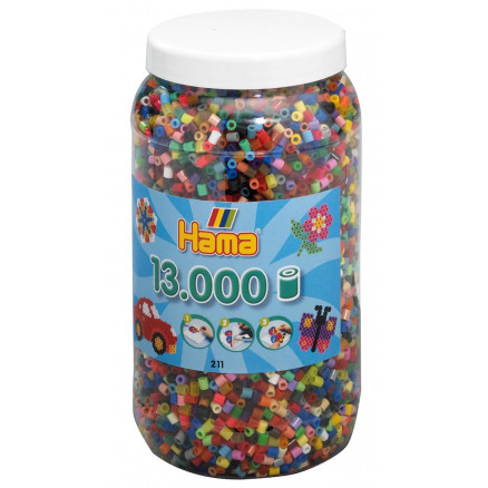 Hama Midi Perler 211-68 Mix 68 - 13.000 stk thumbnail