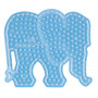Hama Maxi Perleplade 8201 Elefant Transparent - 1 stk
