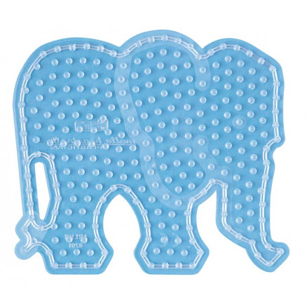 Hama Maxi Perleplade 8201 Elefant Transparent - 1 stk thumbnail