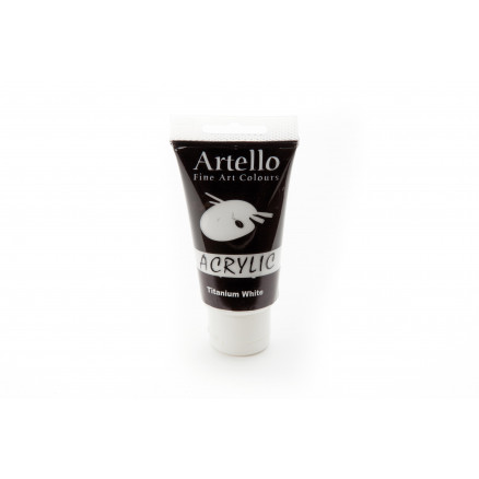 1: Artello Akrylmaling/Kunstnerfarve Hvid 75ml