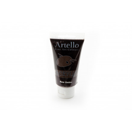 Artello Akrylmaling/Kunstnerfarve Kaffebrun 75ml